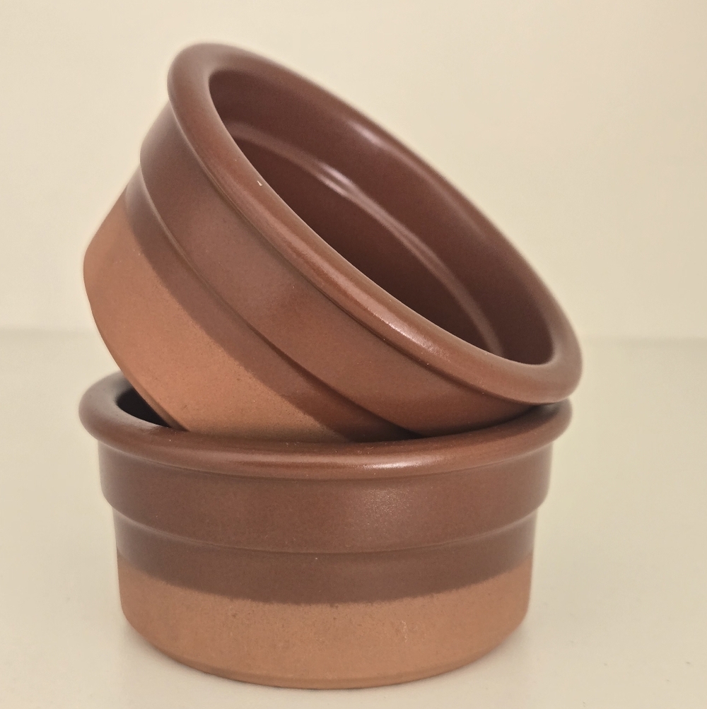Waechtersbach Terracotta Ramekin Set of 2 Oven Safe Ceramic Bowls